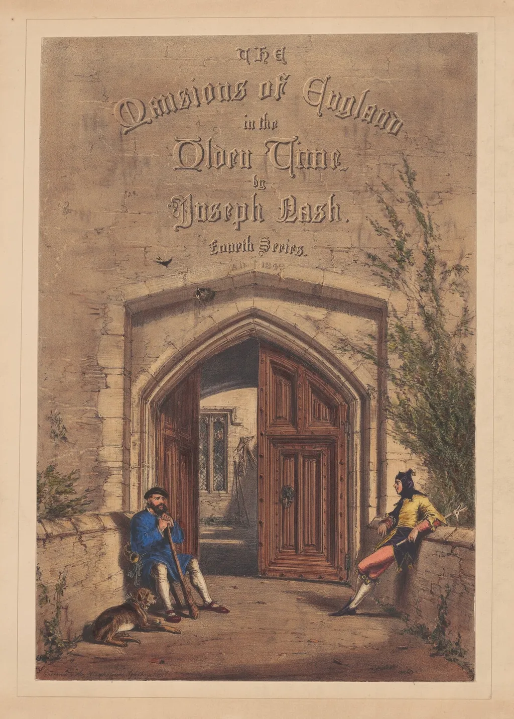 Title Page, by Joseph Nash, ink, 1849