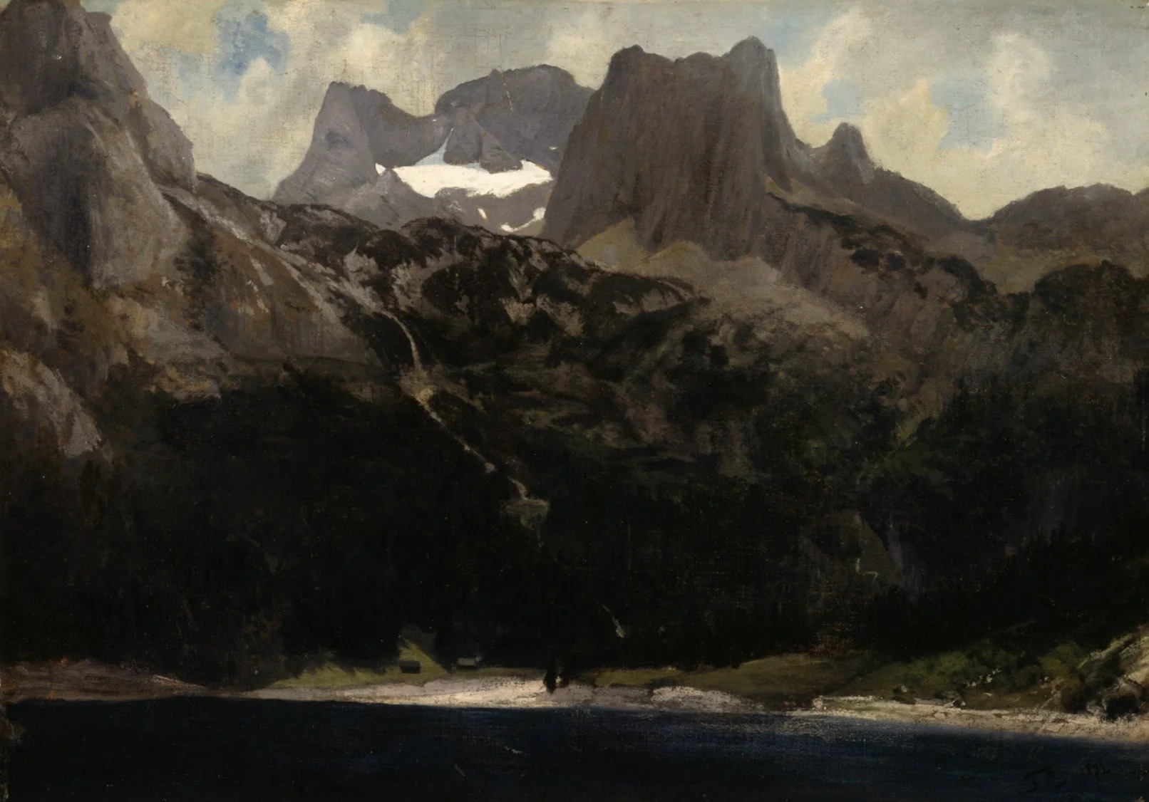 Alpine Lake, detail