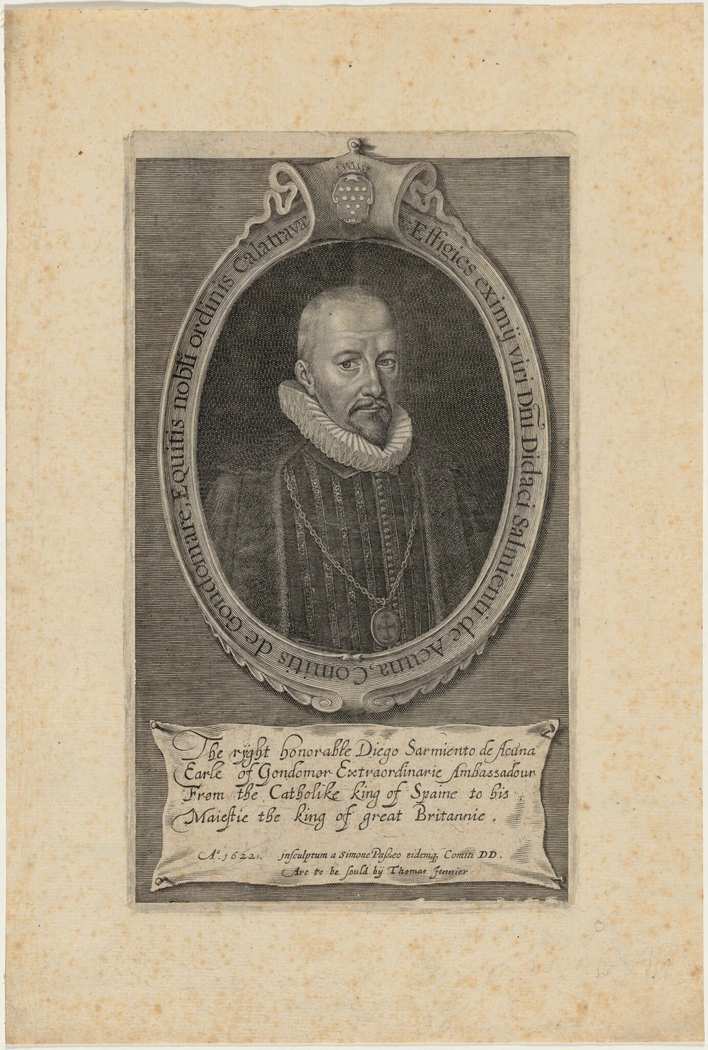 Diego Sarmiento de Acuna, Count of Gondomar, detail