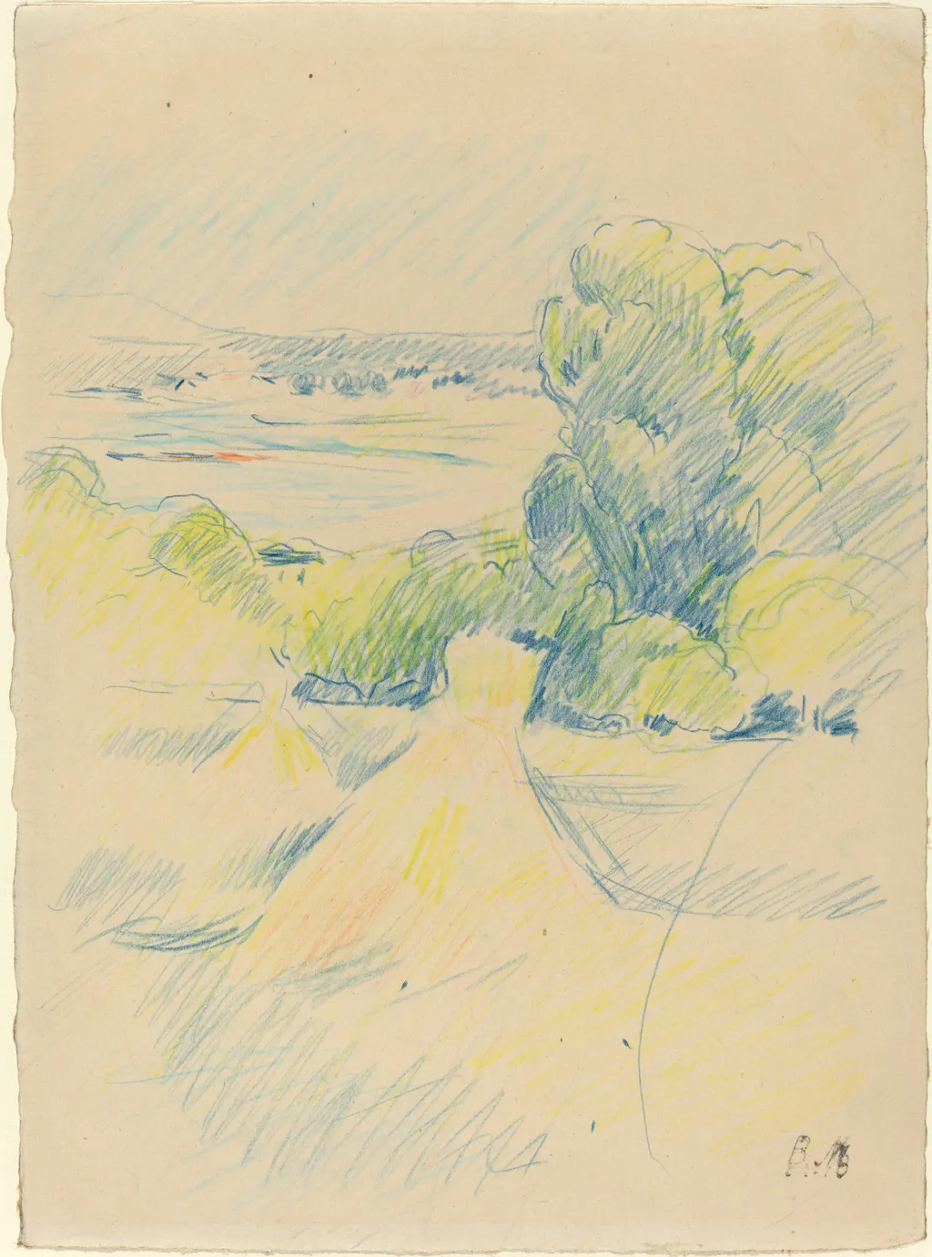 Landscape, by Berthe Morisot, unspecified, 1878