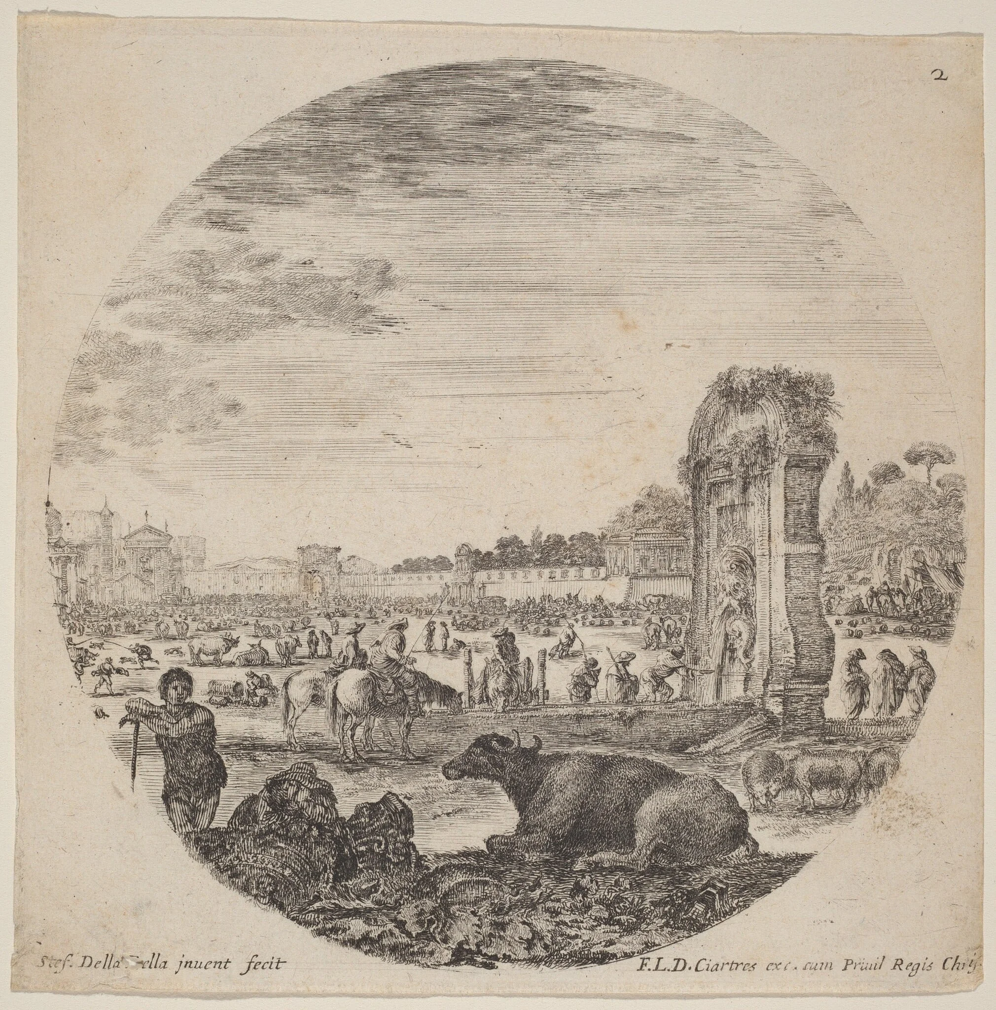 Campo Vaccino, detail