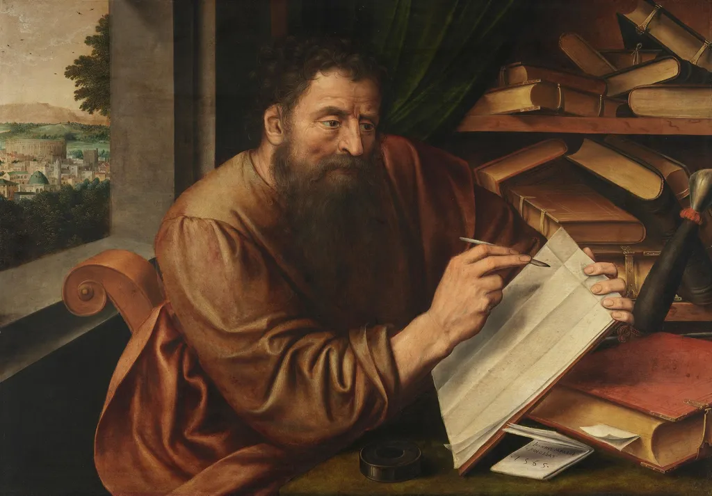 The apostle Paul, by Jan Matsys, oil, 1565