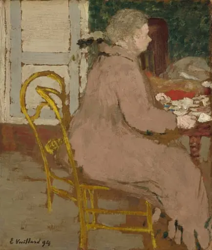 Breakfast, by Édouard Vuillard, oil, 1894