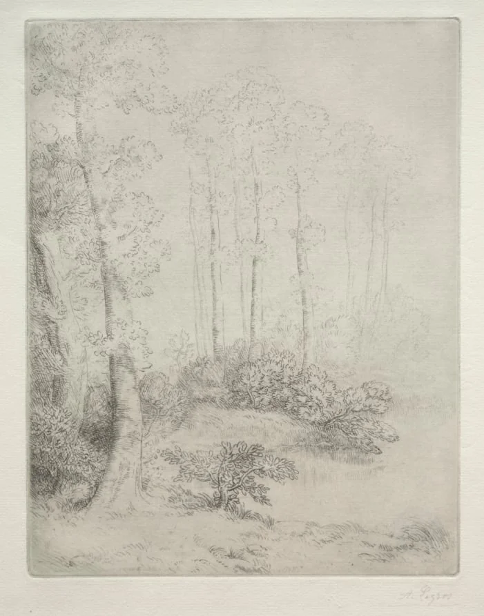 Edge of the Water (Au Bord de L'Eau), detail