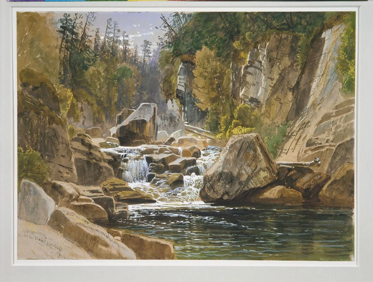On the Ausable, detail