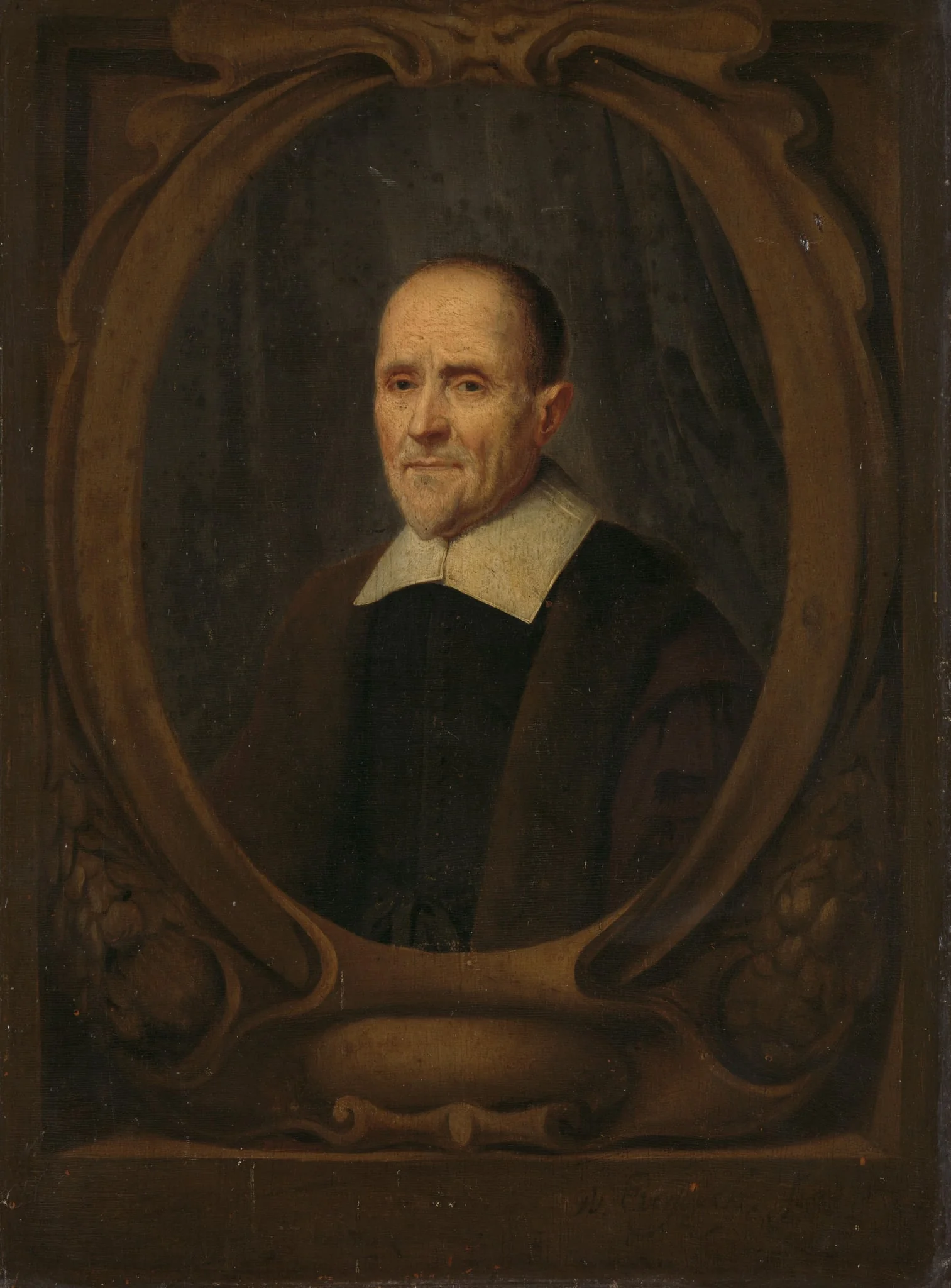 Portrait of Cornelis Fransz Eversdijck (1586-1666), detail