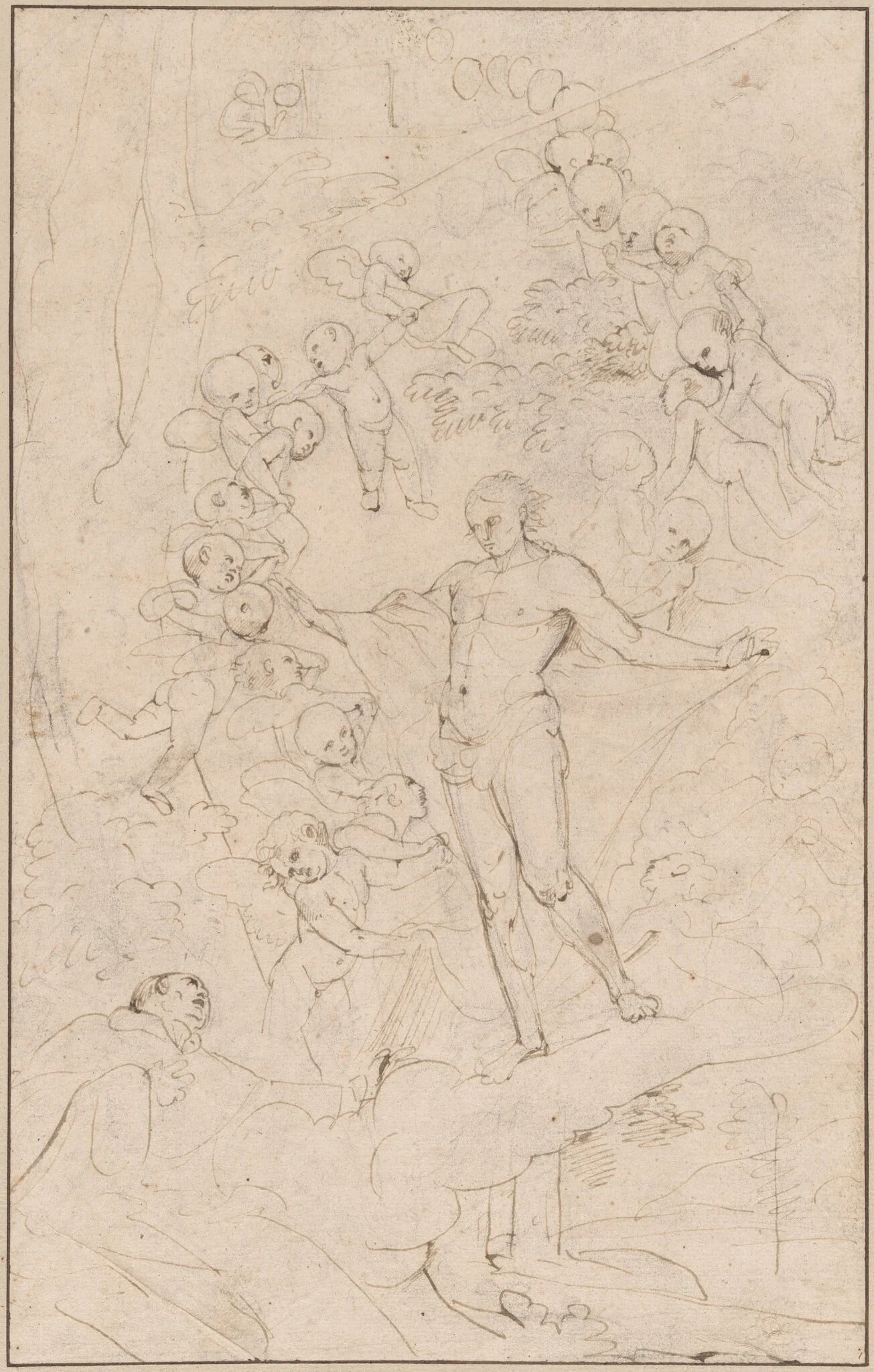 The Vision of Saint Angelus, detail