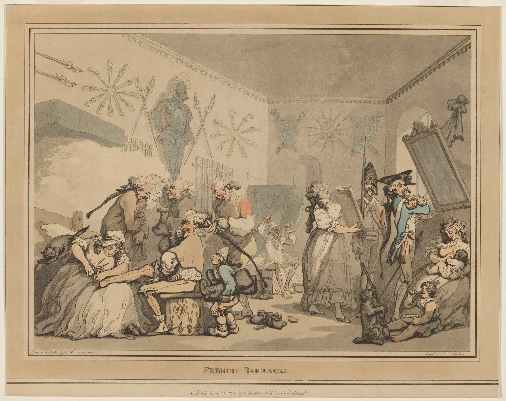 The French Barracks, detail