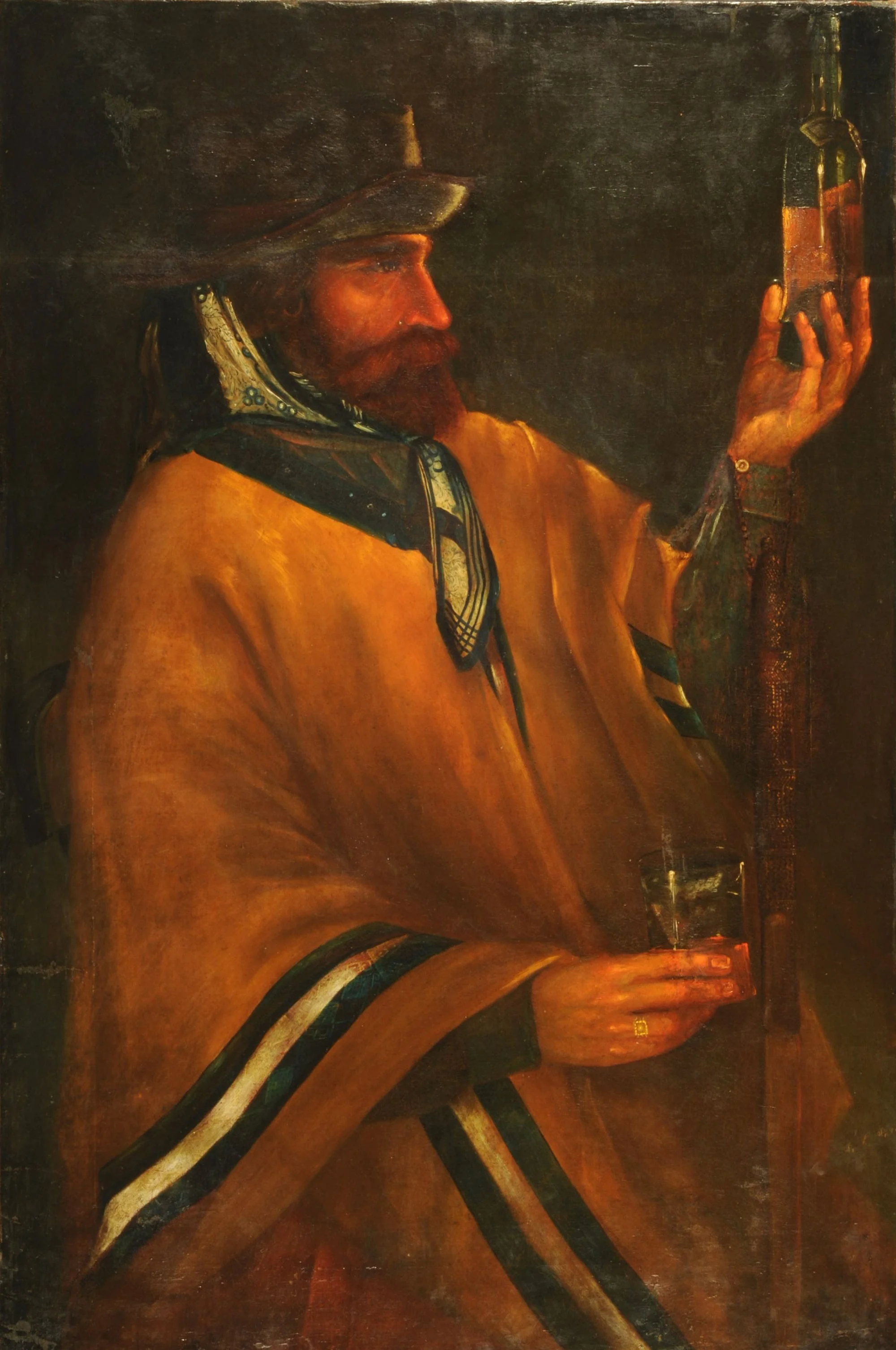 Gaucho con la ginebra, detail