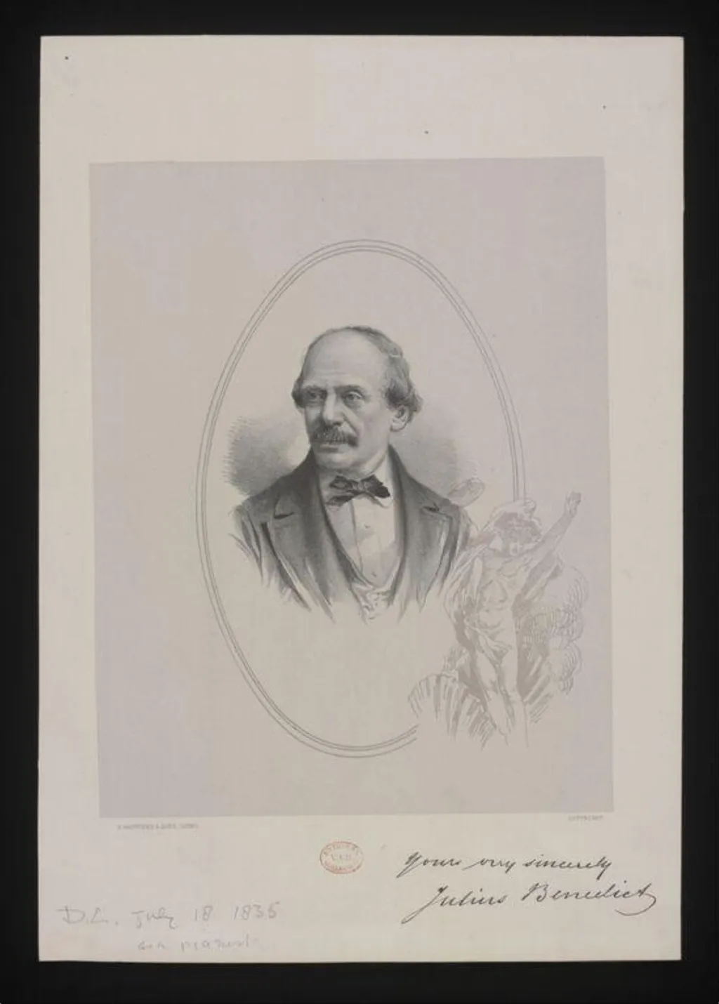 Julius Benedict, by E. Matthews & Sons, 1850