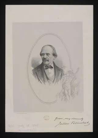Julius Benedict, by E. Matthews & Sons, 1850