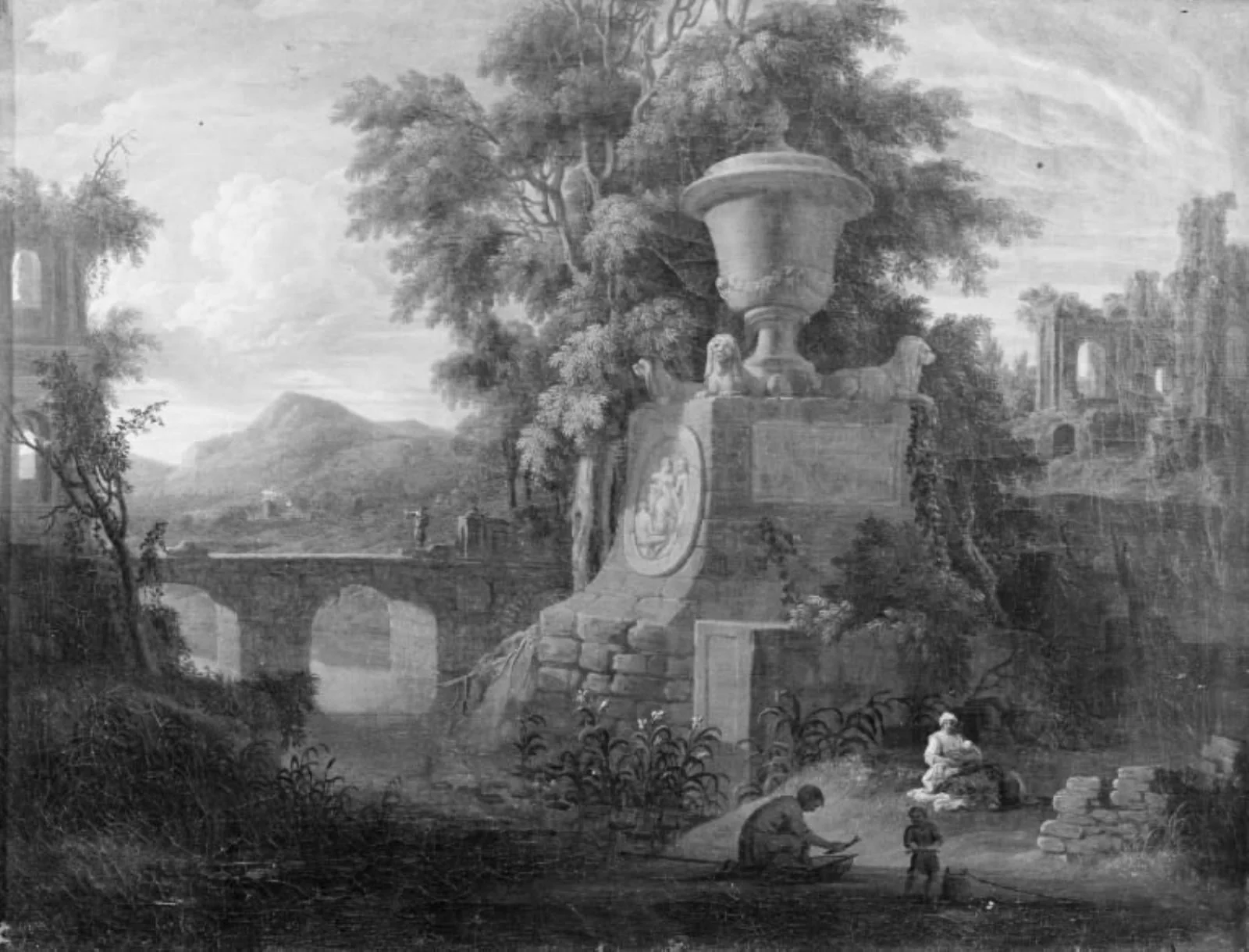 River Landscape, detail