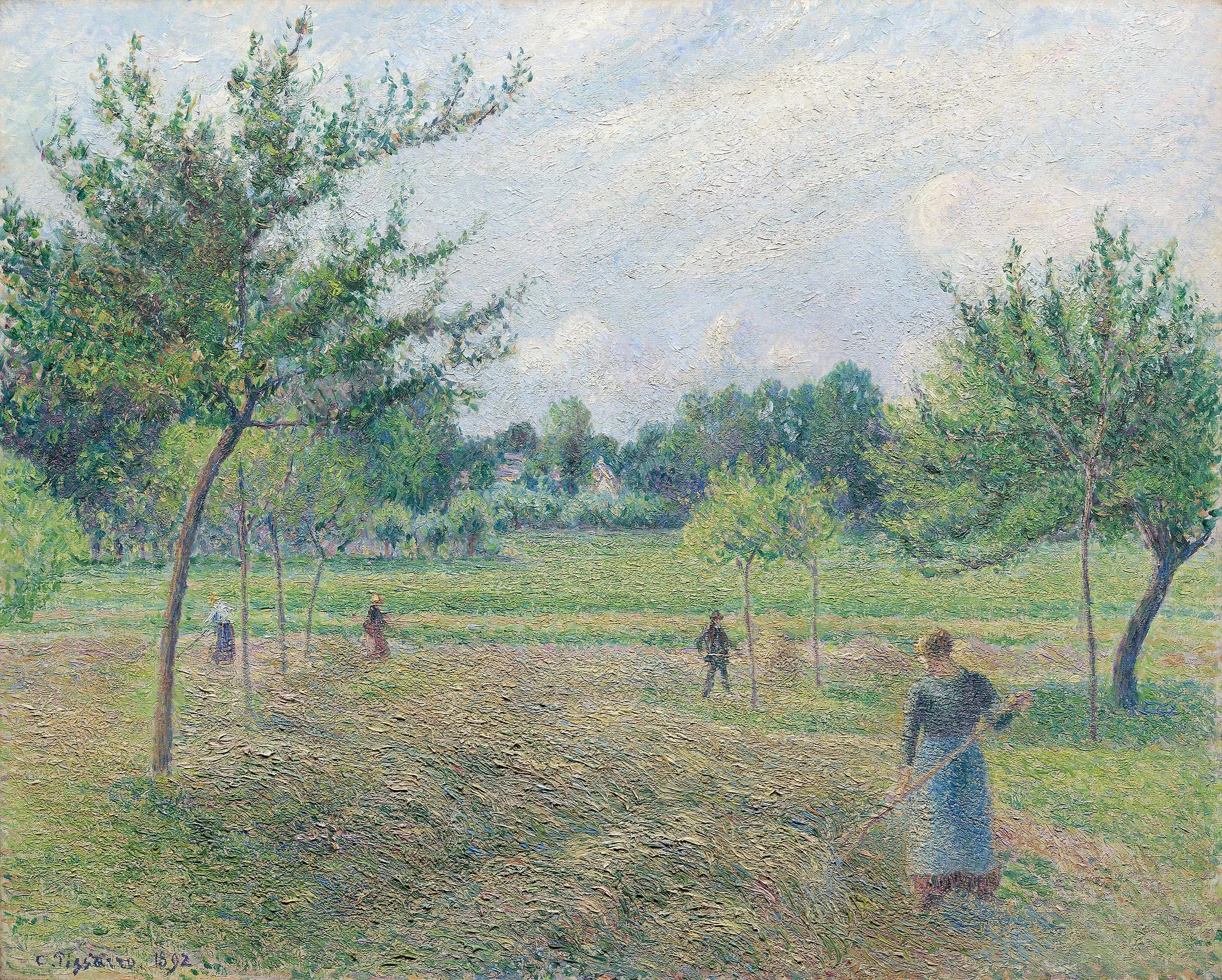 Haymaking at Éragny, detail