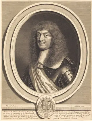 Marcechal de Cequi, by Robert Nanteuil, ink, 1662