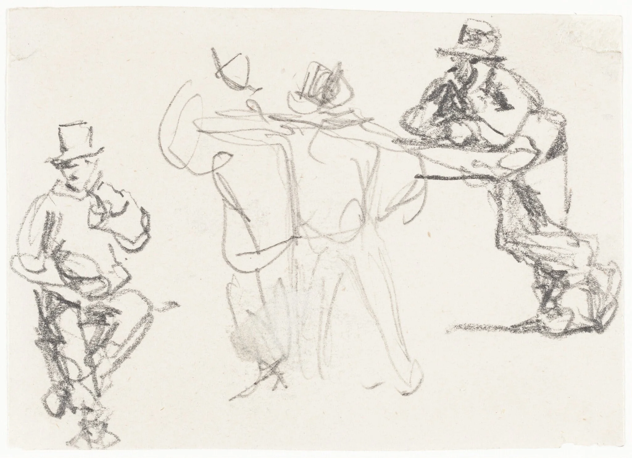 Studies of a Male Figure, detail