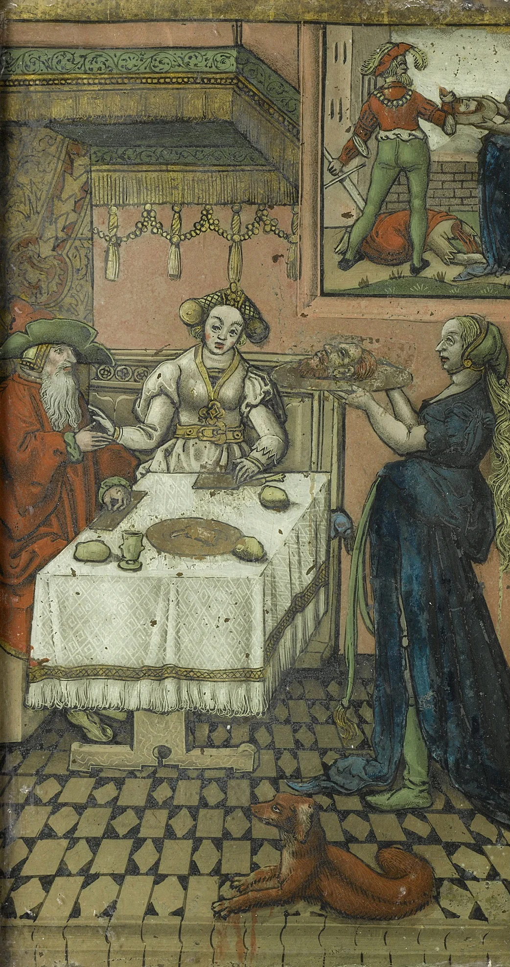 Salome with the head of St John the Baptist, detail