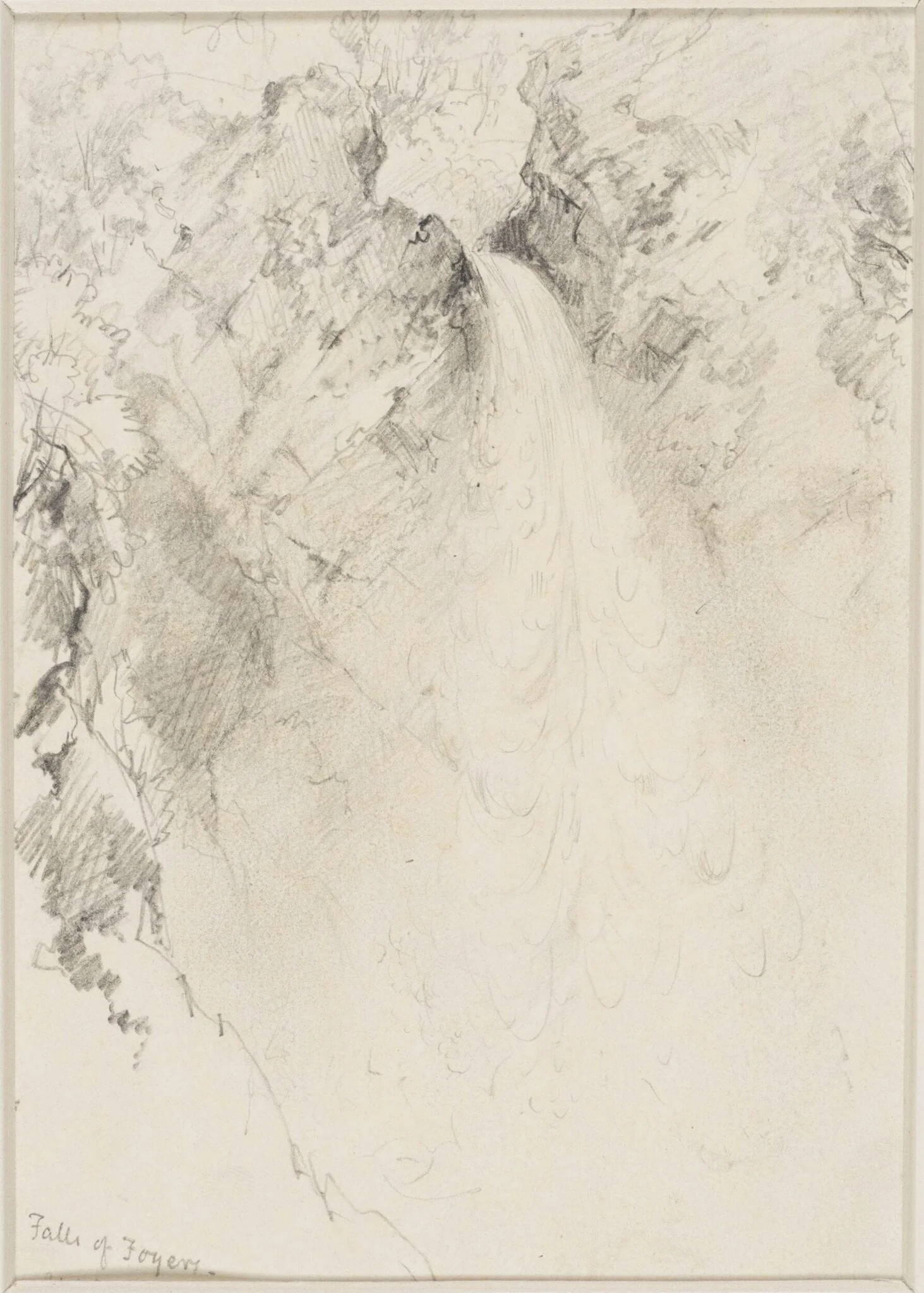 Falls of Foyers, detail