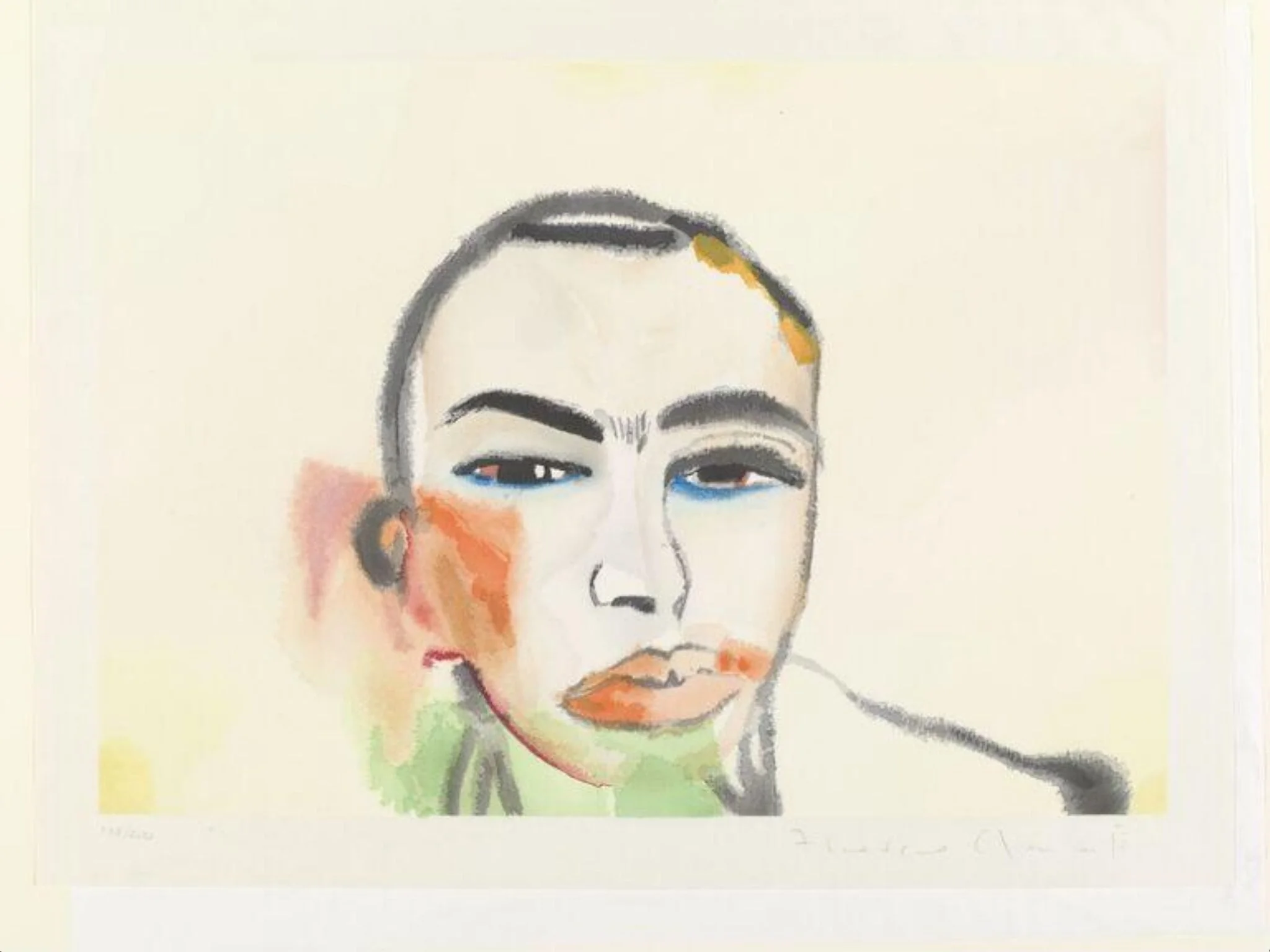 Untitled (self-portrait), detail