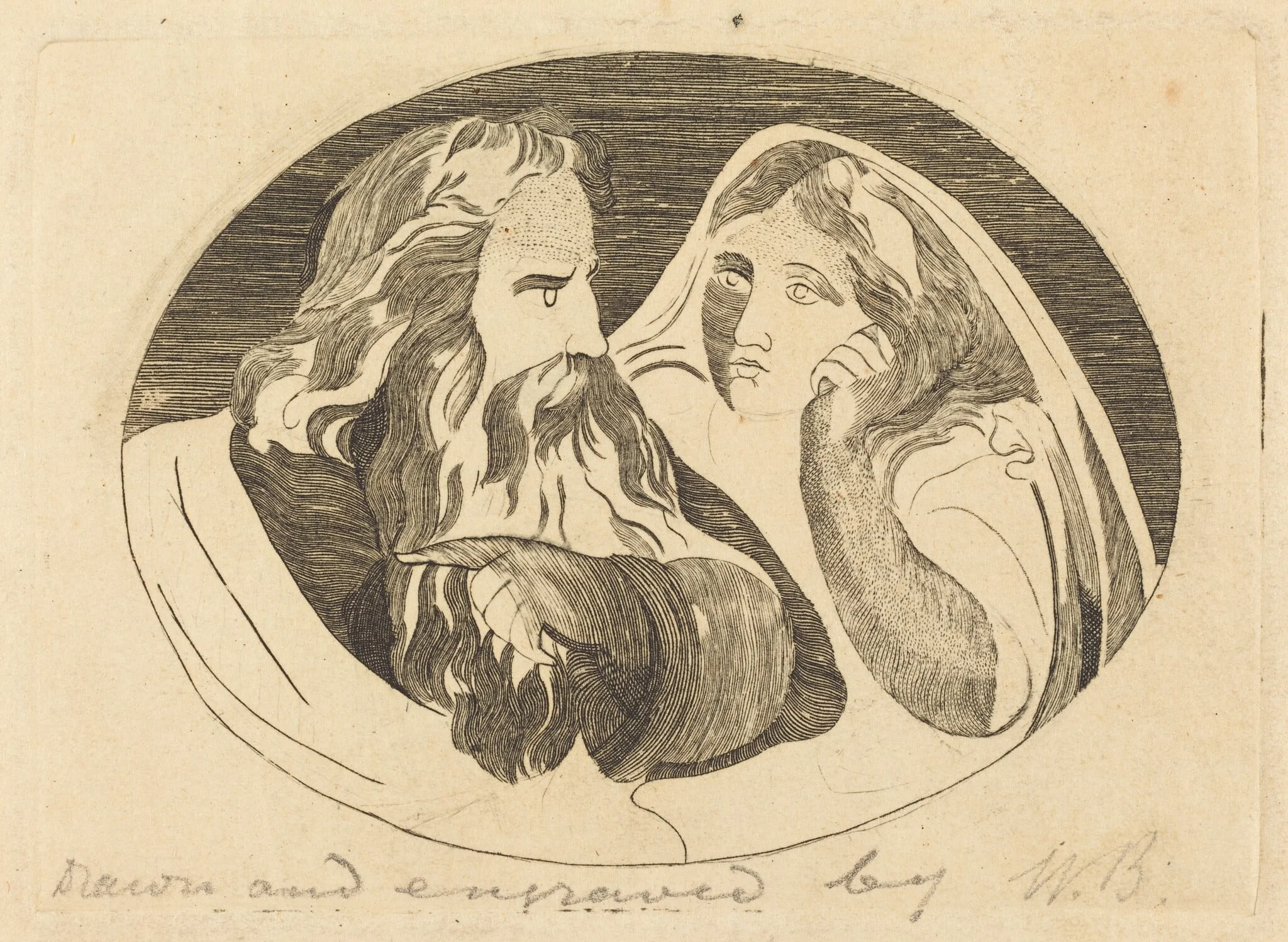 Lear and Cordelia, detail