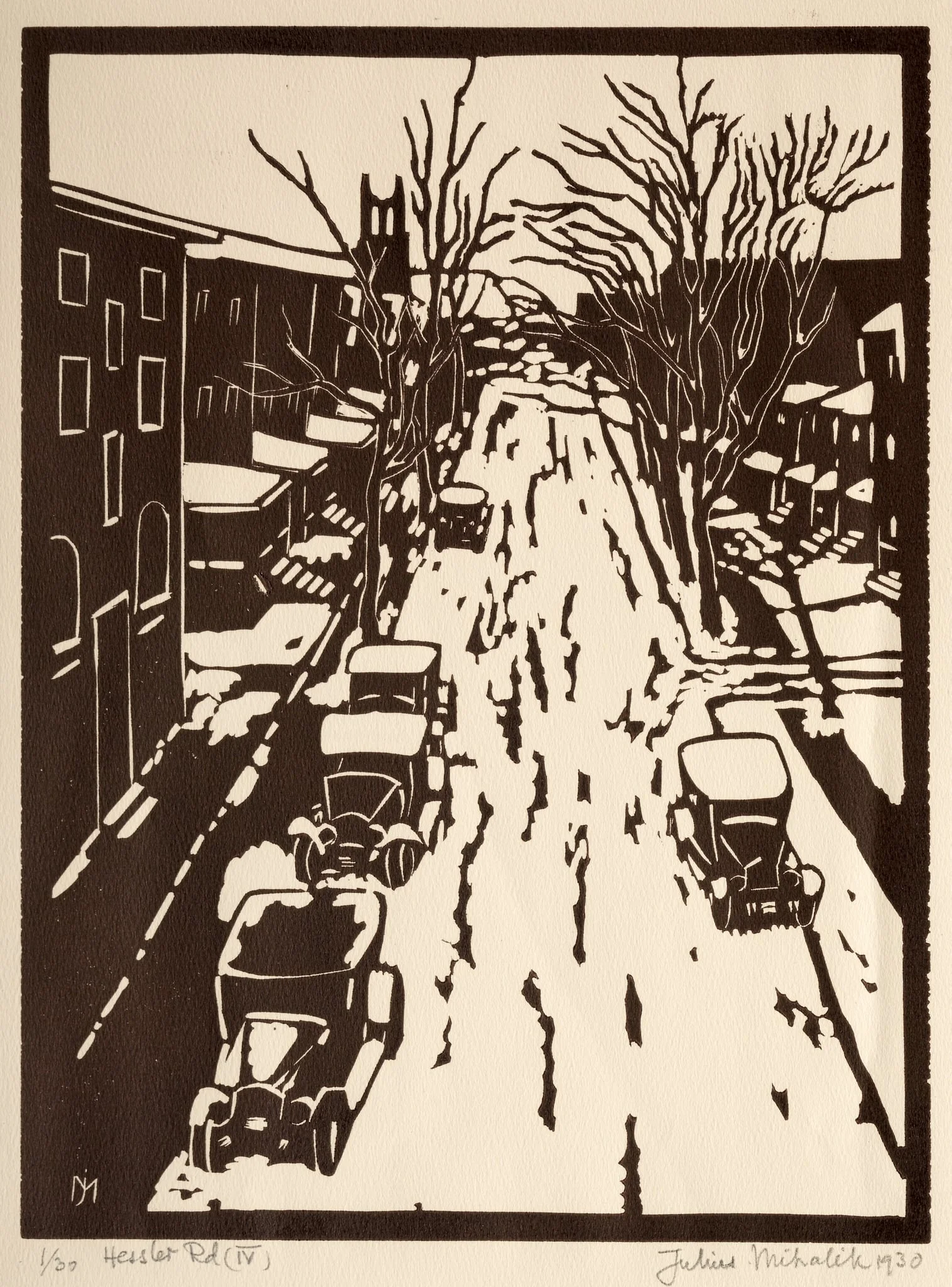 Hessler Road, detail
