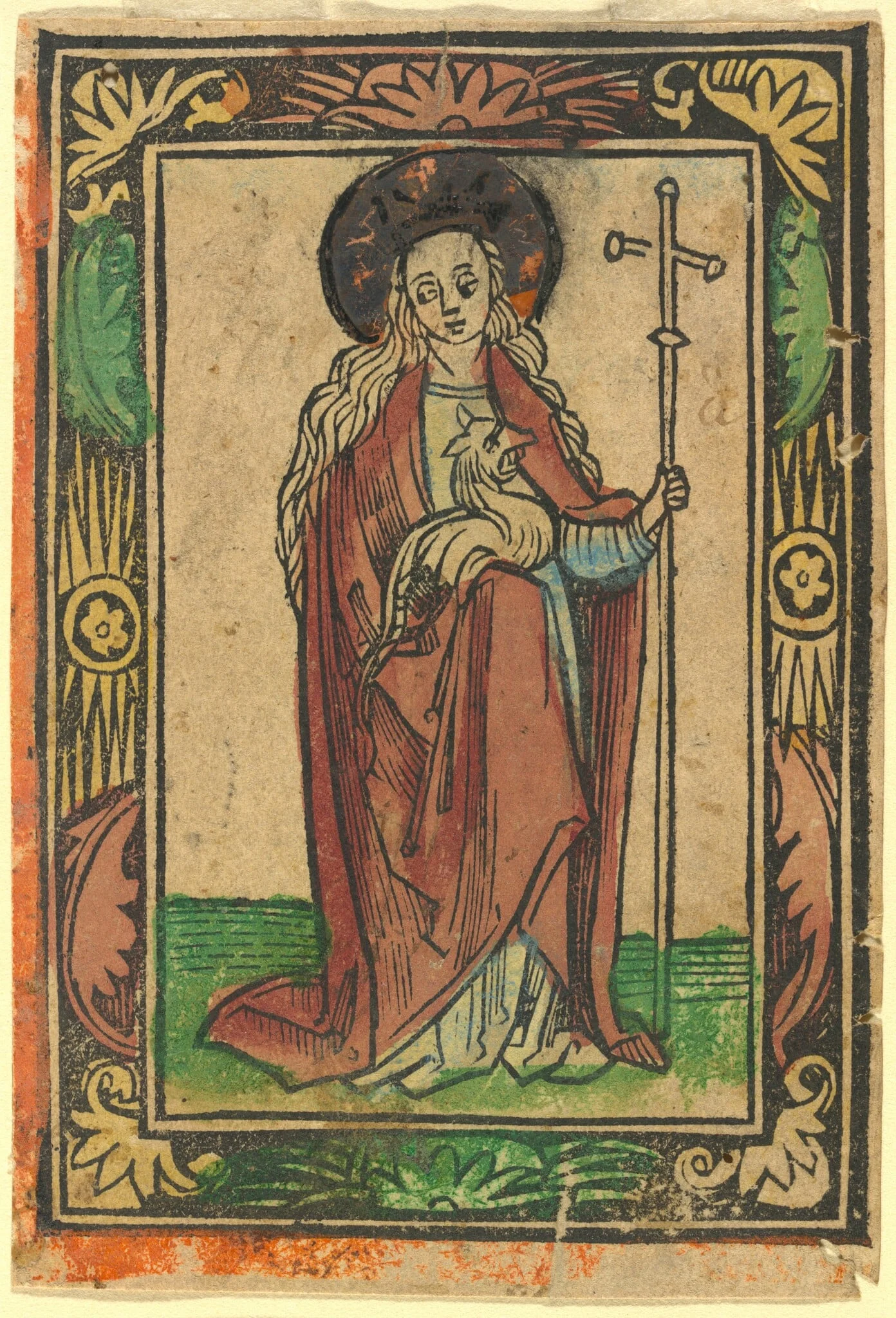 Saint Margaret, detail