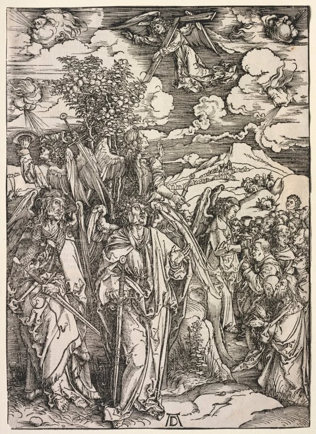 Revelation of St. John: Four Angels Holding up the Winds, detail