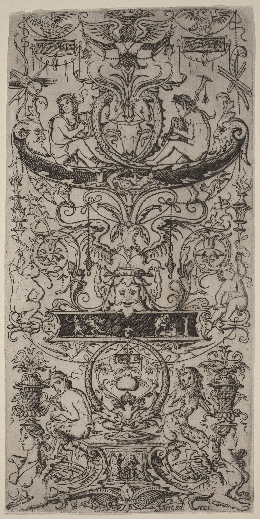 Ornament Panel: Victoria Augusta, detail
