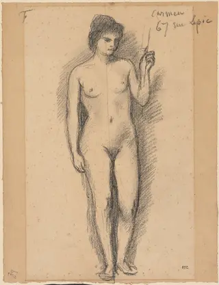 Carmen, by Pierre Puvis de Chavannes, 1804