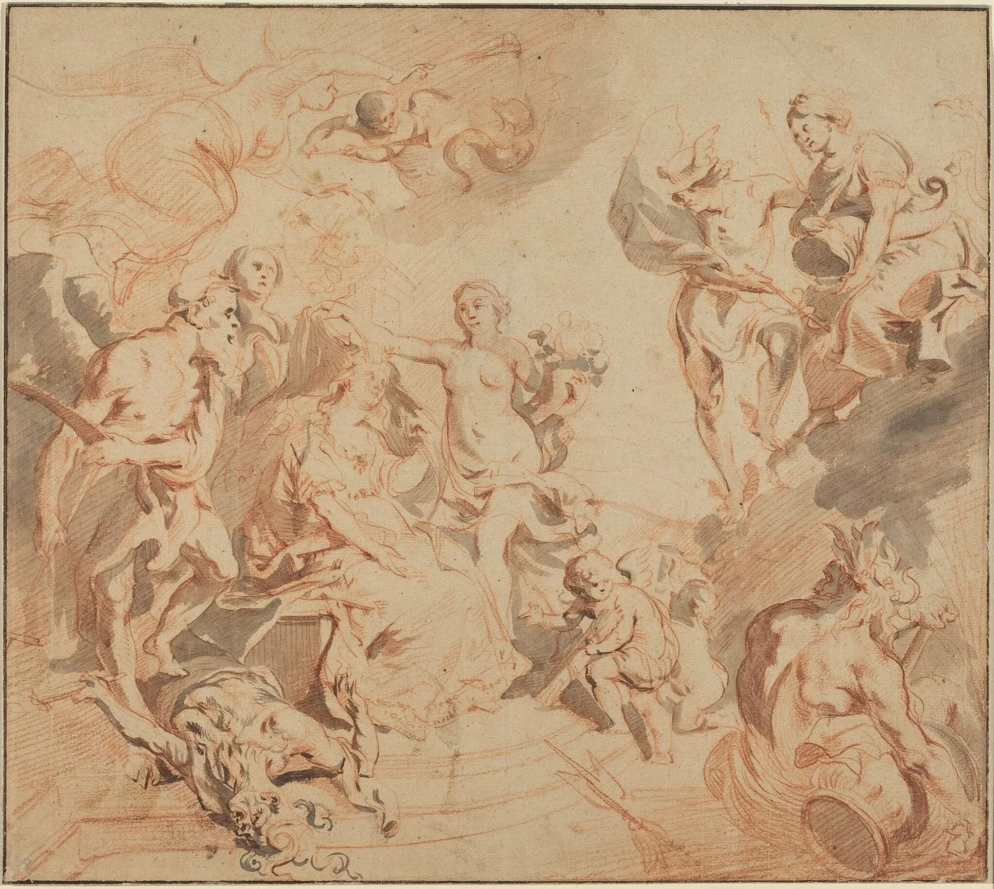 Antwerp Blessed with Abundance, detail