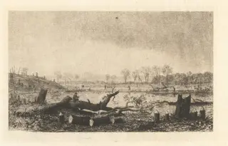 État Actuel de la Mare d’Auteuil, by Maxime Lalanne, ink, 1871