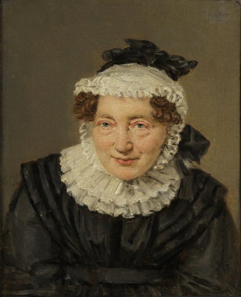 The Professor’s Wife Elisabeth Christine Sophie Horrebow, née Manthey, detail