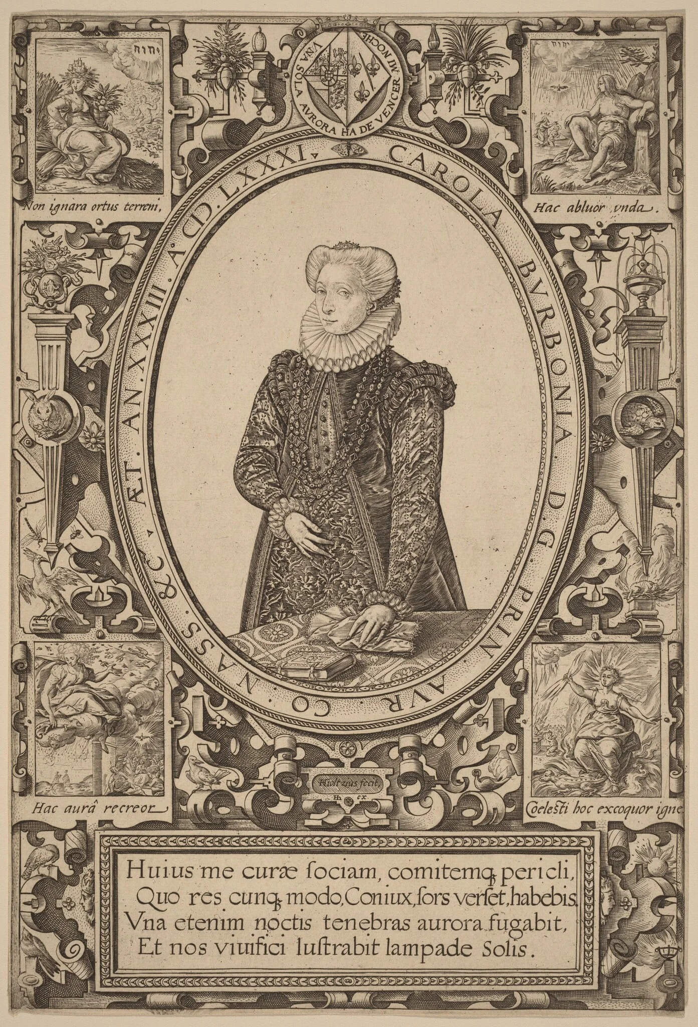 Charlotte of Bourbon, detail