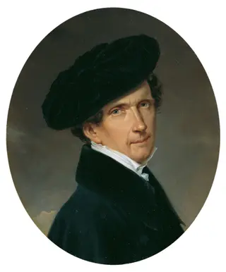 Selbstporträt, by Josef Lambert Denk, unspecified, 1836