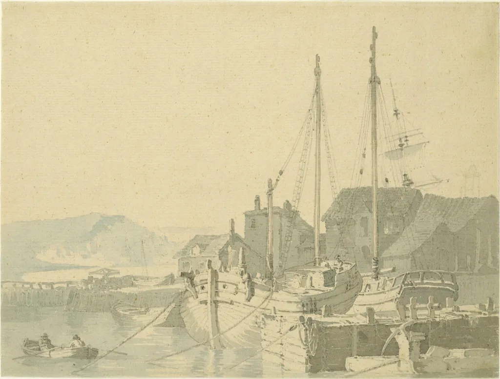 Dover Harbour, by Girtin, watercolor, 1796