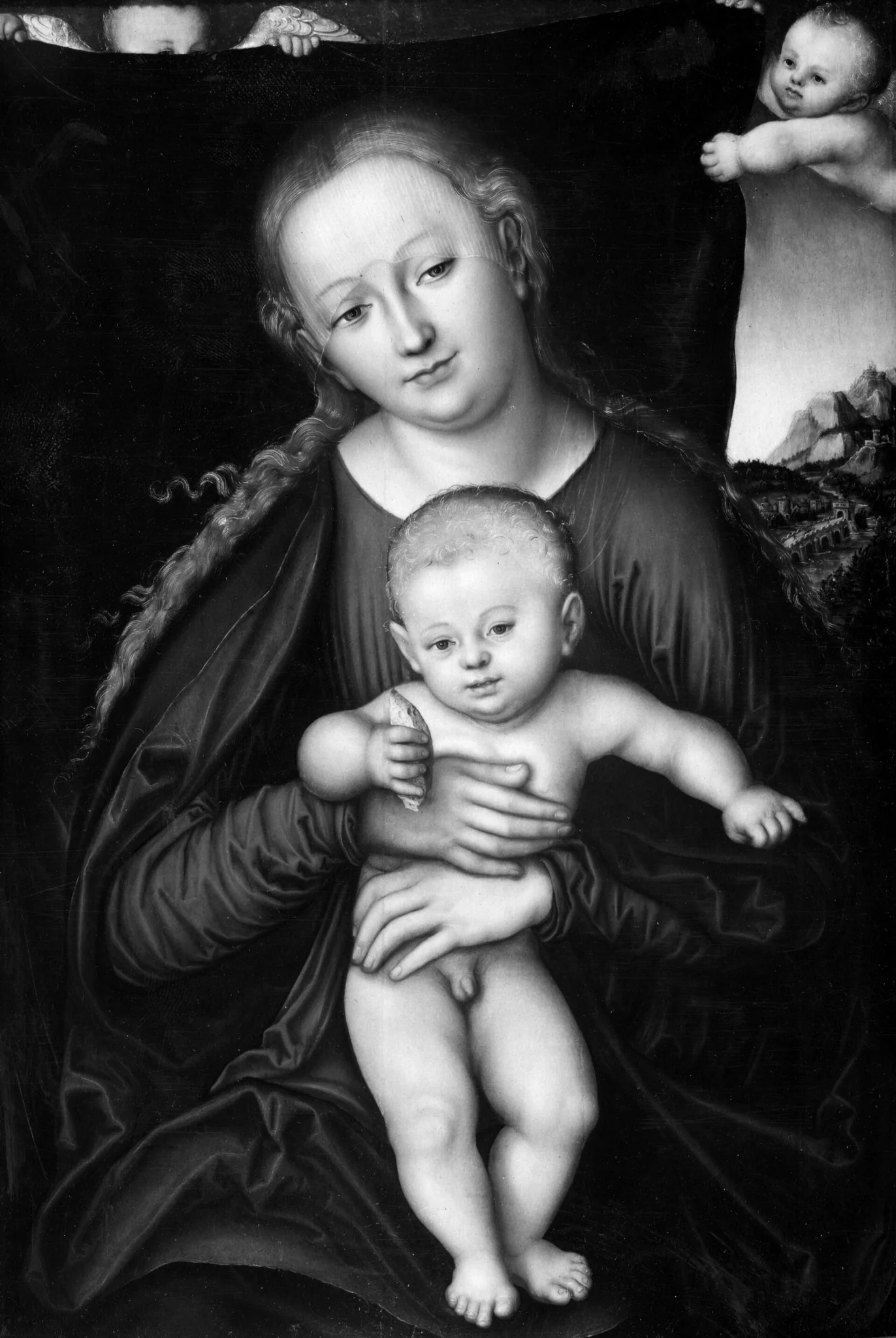 Madonna and Child, detail