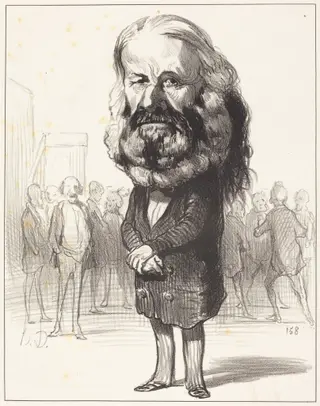 Jos. Ant. Ronjac, by Honoré Daumier, ink, 1849