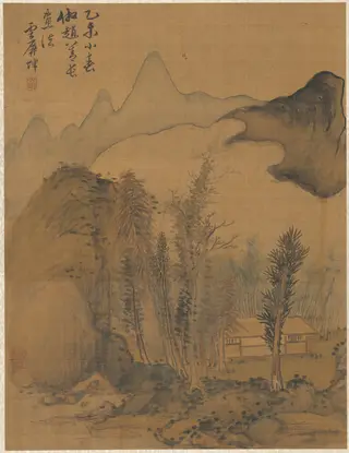 Landscape in the Style of Chao Yuan, by Zhai Dakun, unspecified, 1775
