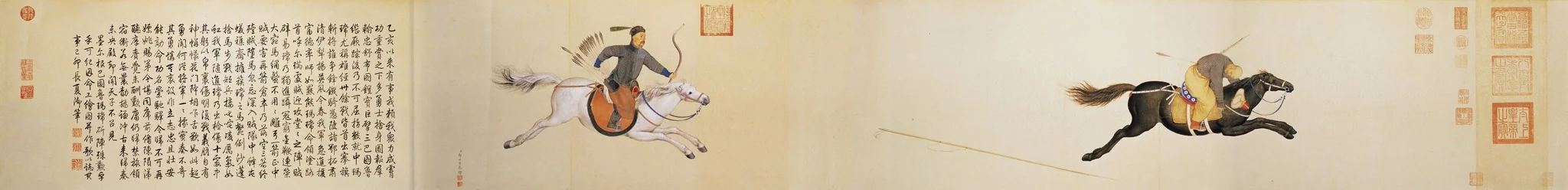 Macang Lays Low the Enemy, detail