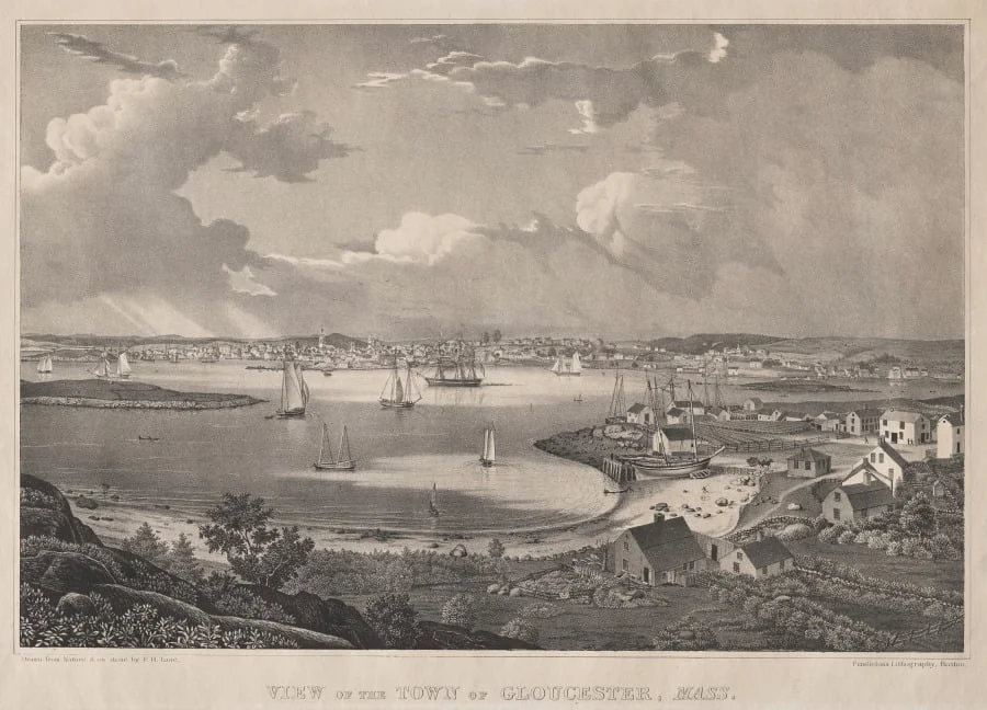 View of the Town of Gloucester, Mass., detail