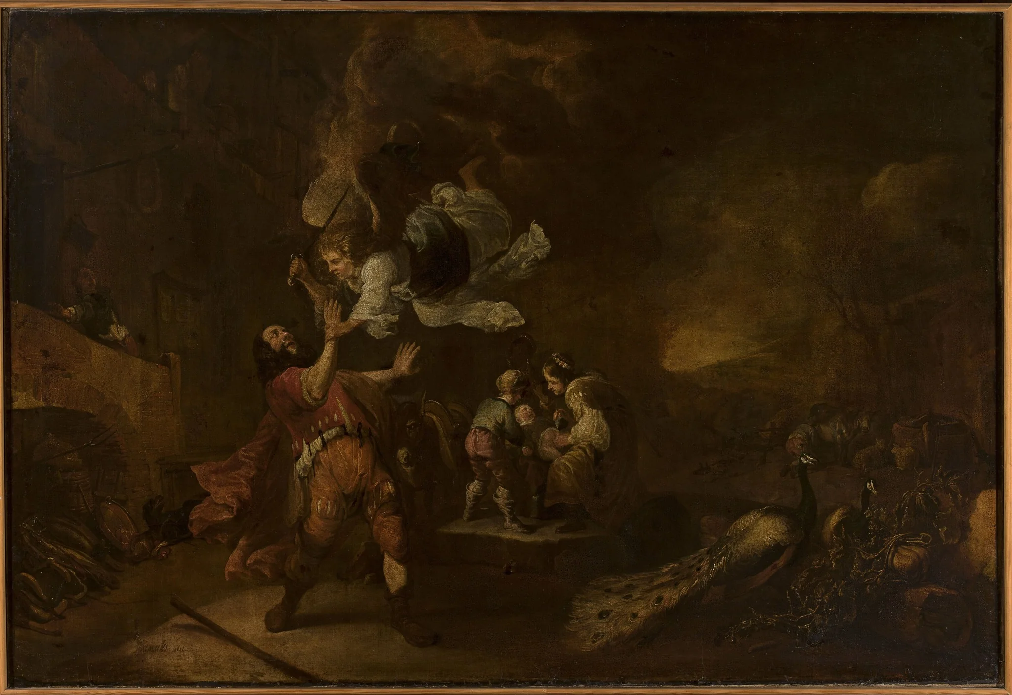 Circumcision of Moses' son, detail
