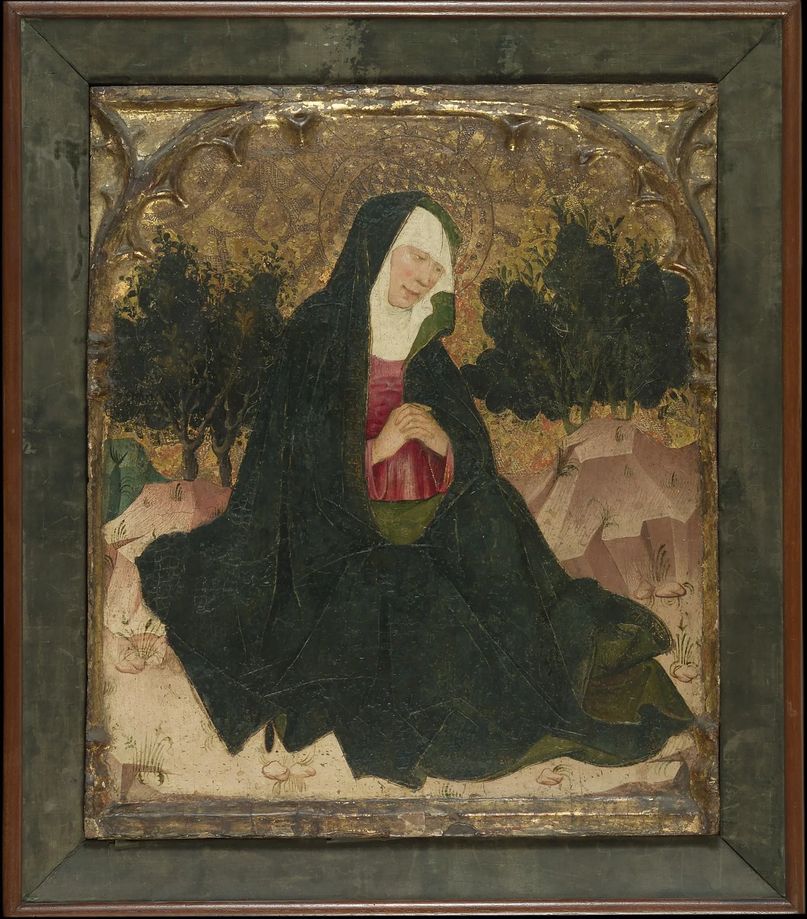 The Virgin, detail