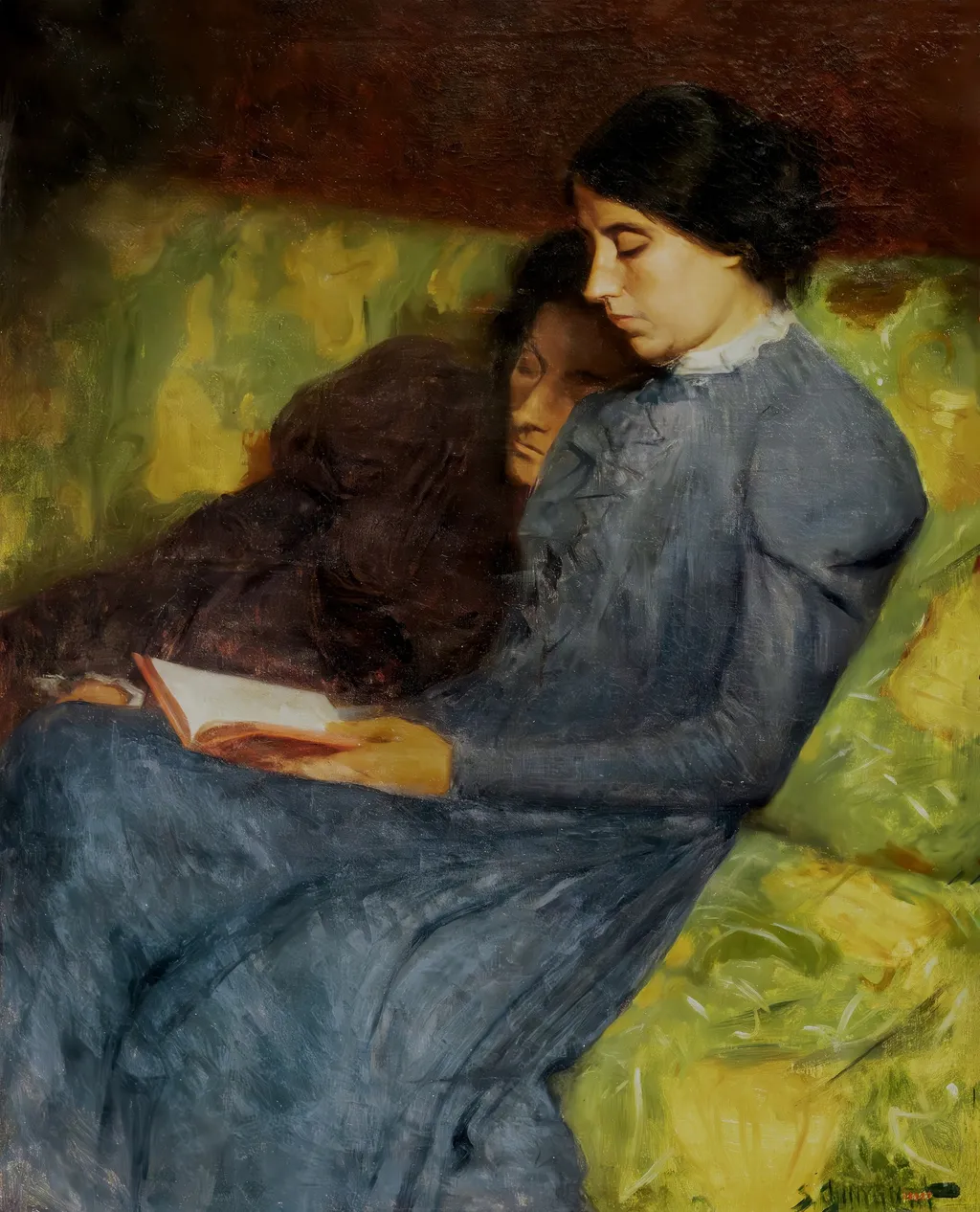 Chlorosis, by Sebastià Junyent Sans, oil, 1900