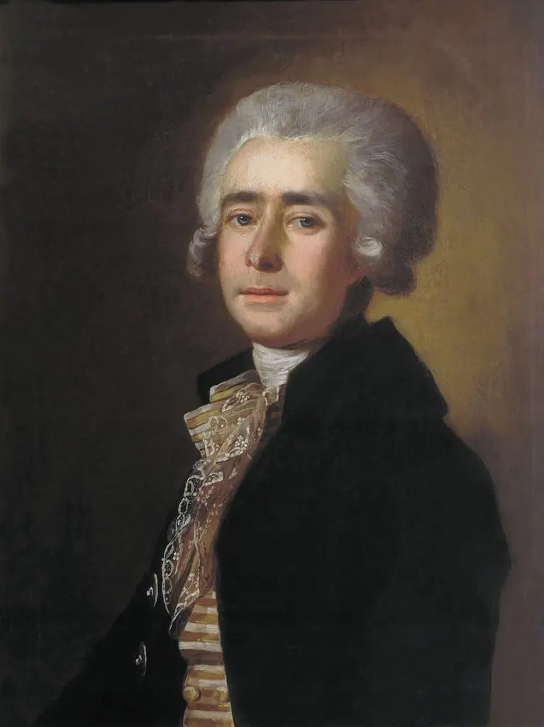 Dmitry Bortniansky, by Mikhail Ivanovich Belsky, oil, 1794