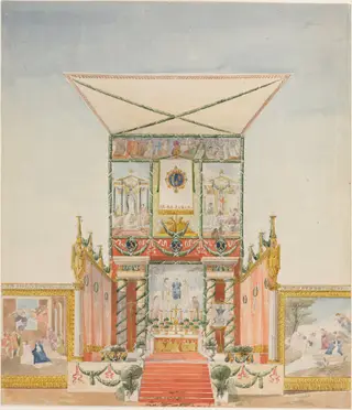 Portable Field Altar for Charles X, by Alexandre Denis Abel de Pujol, 1827