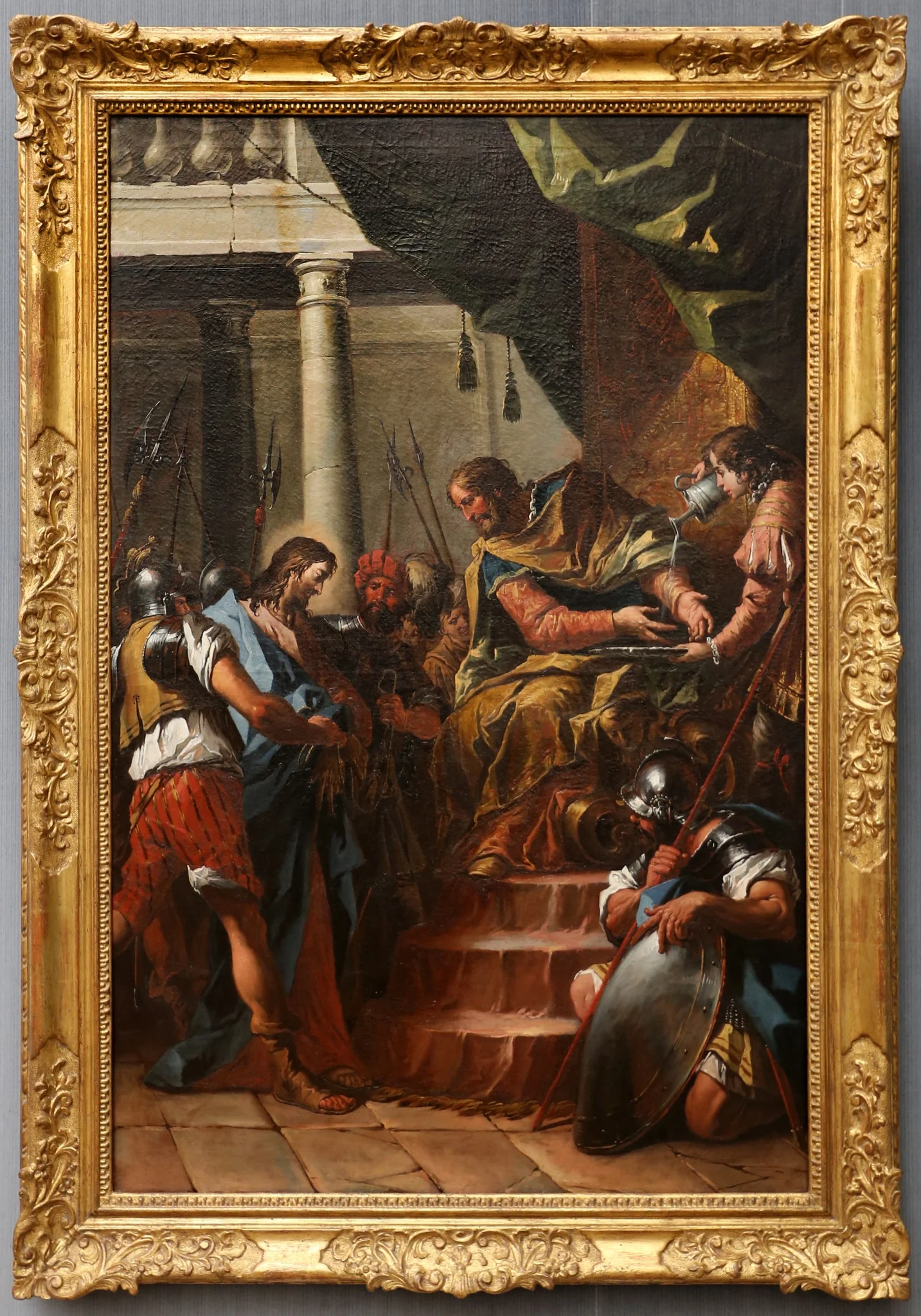 Christus vor Pilatus, detail