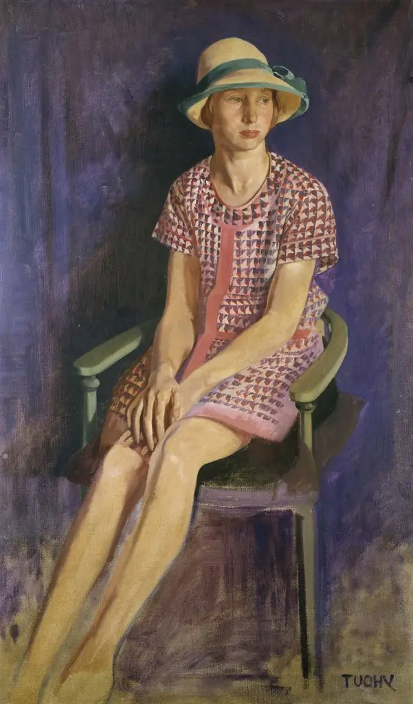 Portrait of Biddy Campbell, Daughter of the 2nd Lord Glenavy, by Patrick Tuohy, oil, 1926