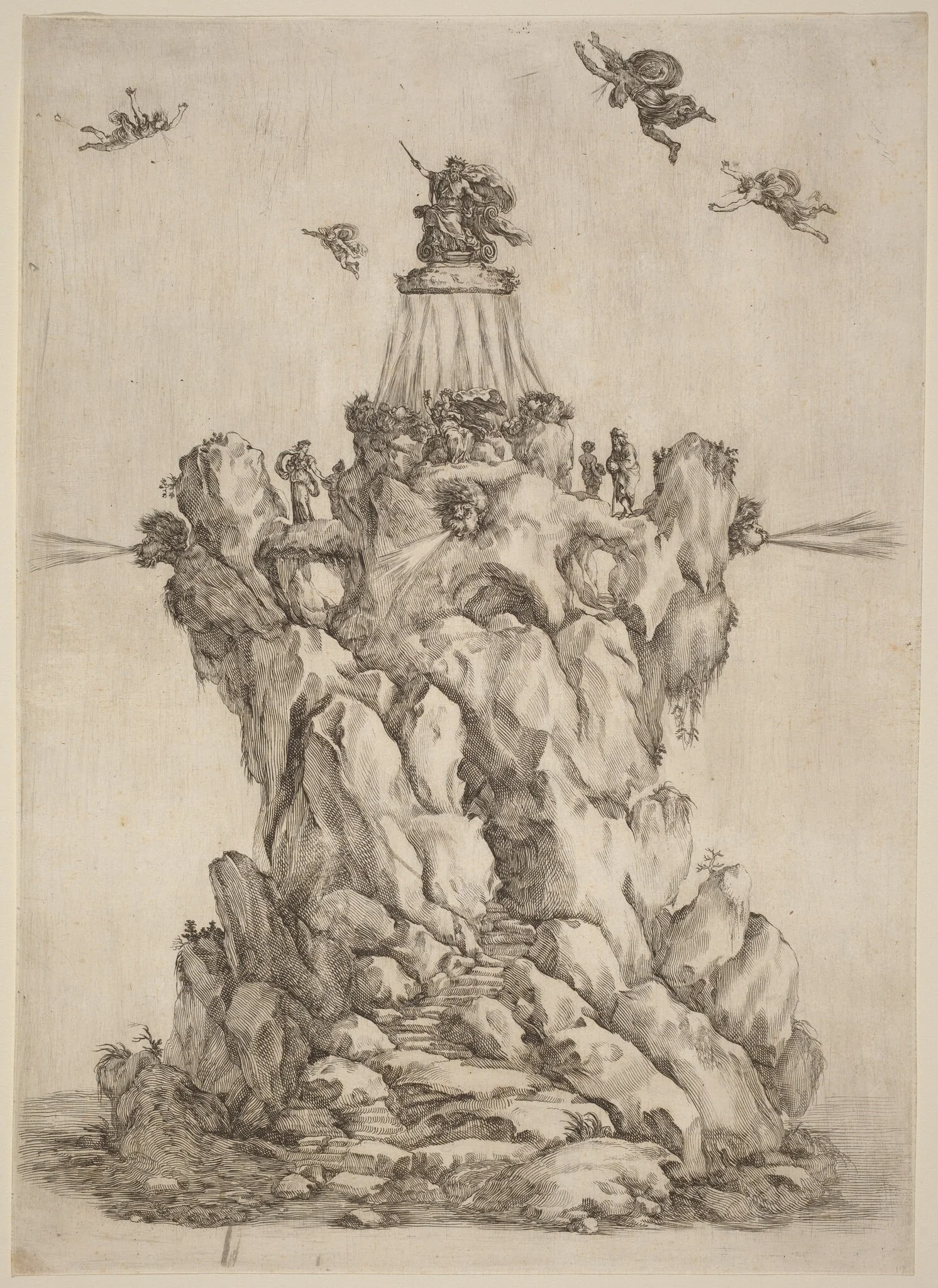 The Rock of Aeolus, detail