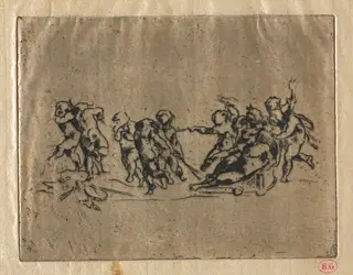 Bacchanal with Children and Chariot, by Jean-Baptiste Carpeaux, 1865