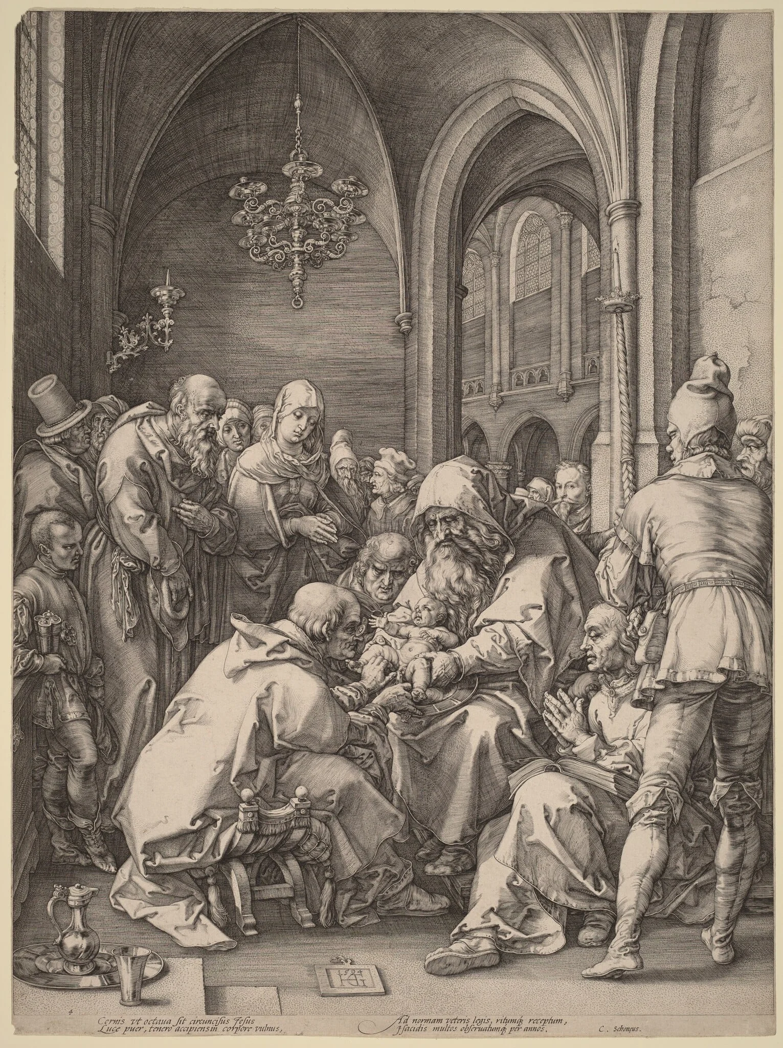 The Circumcision, detail