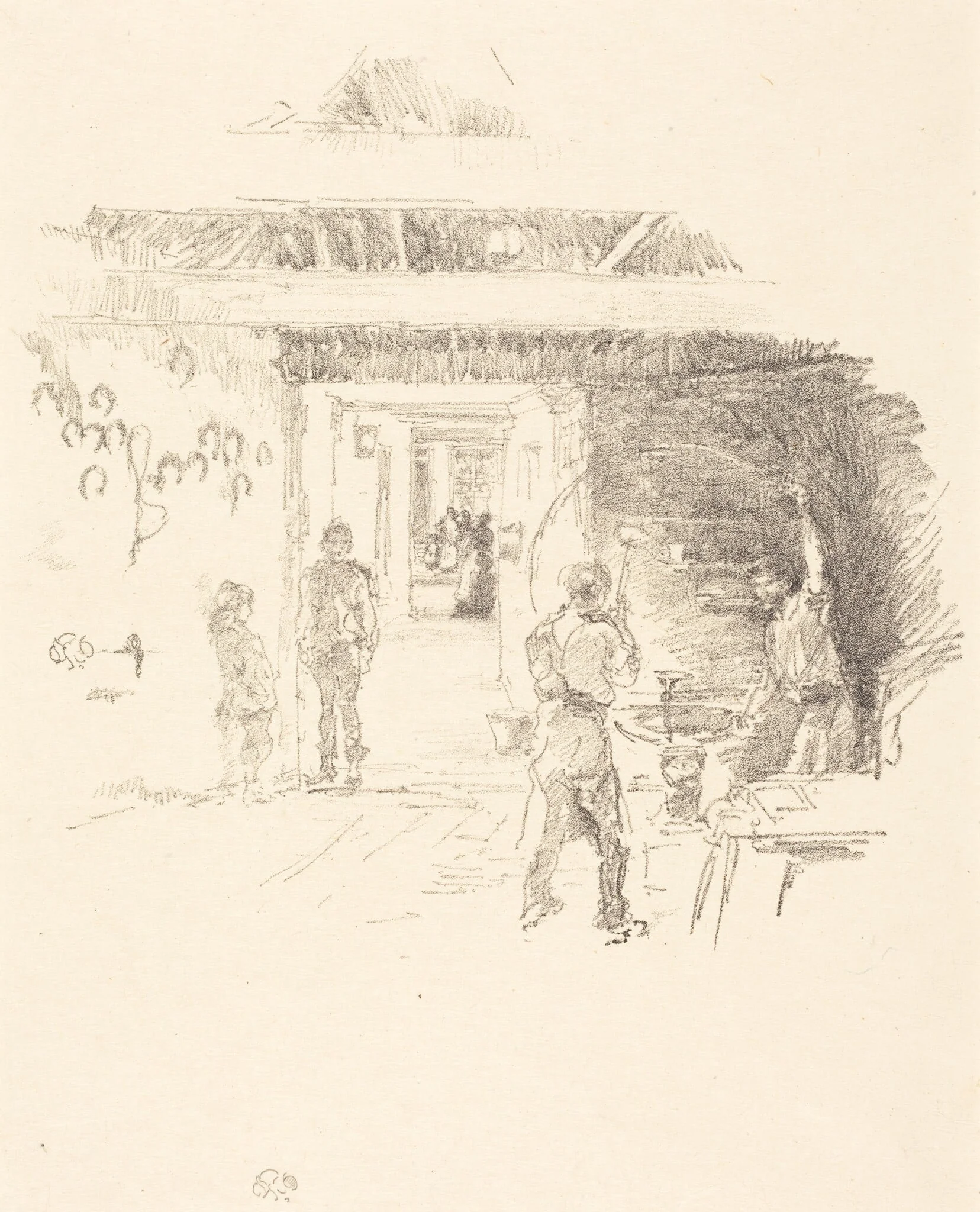 The Tyresmith, detail